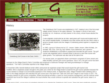 Tablet Screenshot of golfgrantsburg.com
